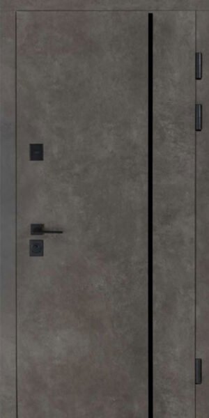 Metalinės buto durys TERMO ULTRA (kvadro) Securemme modelis 546/607 su veidrodžiu