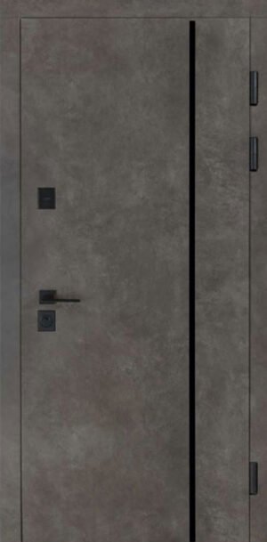 Metalinės buto durys TERMO ULTRA (kvadro) Securemme modelis 546/607 su veidrodžiu