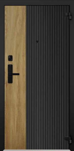 Metalinė durys butui su išmaniuoju užraktu boston smart ag1 652-s