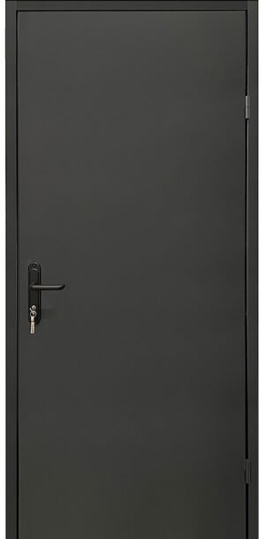 Metalinės durys Techno 4 Antracitas RAL7016