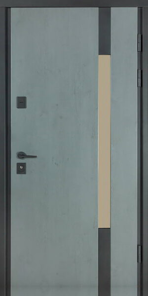 Metalinė duris TERMO HOUSE modelis 705/428 Antracitas / Poliarinis ąžuolas