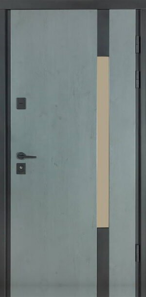 Metalinė duris TERMO HOUSE modelis 705/428 Antracitas / Poliarinis ąžuolas