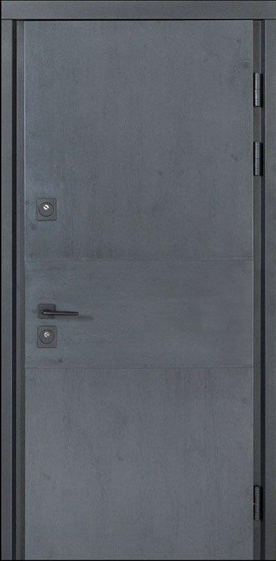 Metalinės durys privačiam namui THERMO HOUSE 703/191 Tamsus antracitas / Antracitinis pilkas - Image 2