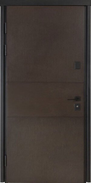 Metalinės durys privačiam namui TERMO HOUSE 703/191 Tamsus wenge / Tamsus wenge