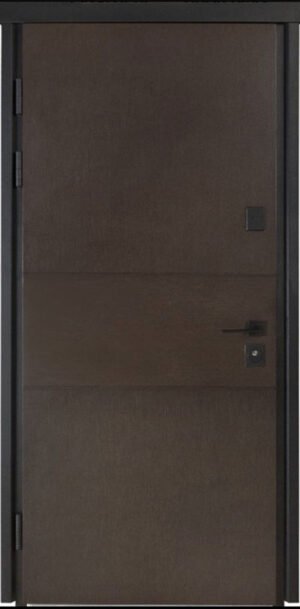 Metalinės durys privačiam namui TERMO HOUSE 703/191 Tamsus wenge / Tamsus wenge